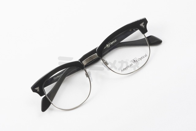 【佐藤勝利さん着用】American Optical メガネ Sirmont COL.Black GunMetal サーモント ブロー アメリカンオプティカル AO 正規品-4枚目