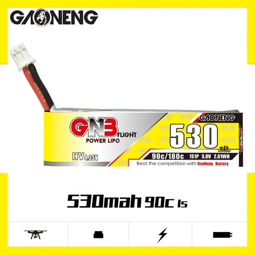 GNB LiHV 1S 3.8V 530mAh 90C PH2.0 battery