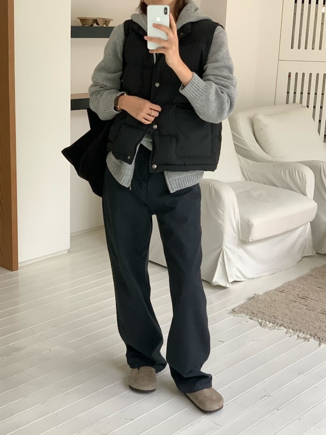 (予約) verveine / Bloom duck down vest 3color