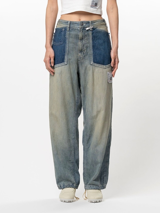 【26SS】Maison MIHARA YASUHIRO ミハラヤスヒロ / Cut-Out Pocket Denim Pants