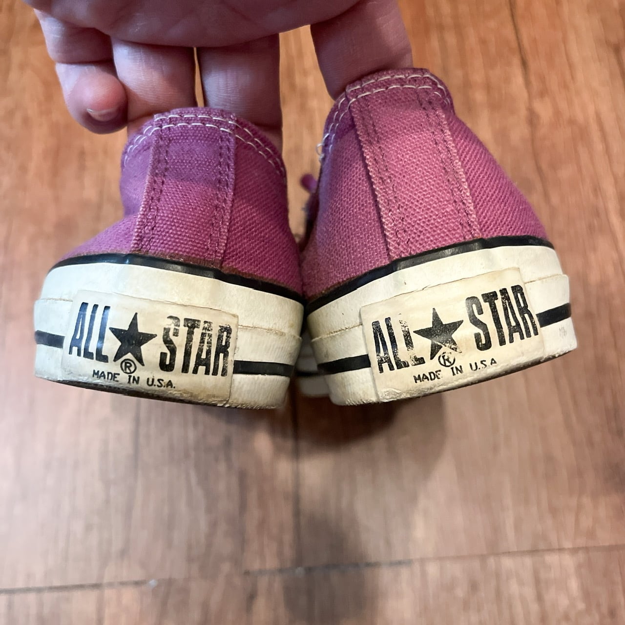 90s usa製 converse allstar 紫 us7.5 26cm コンバース オールスター