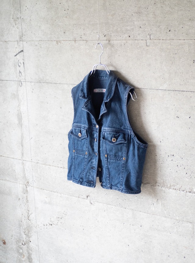"ZENA JEANS" 1990s Denim vest