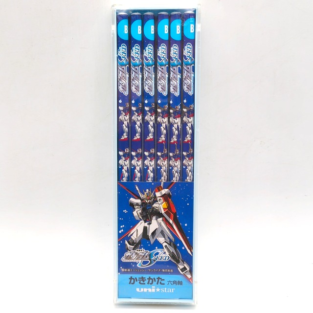 三菱鉛筆・ガンダムSEED・六角軸・B芯・未開封品・No.260916-31・梱包サイズ60