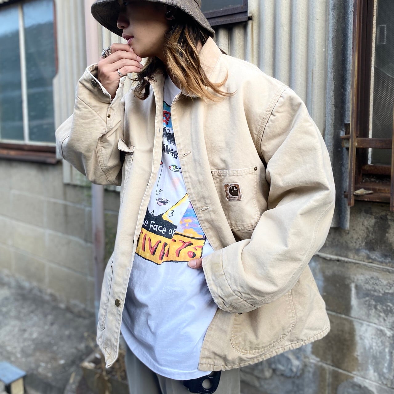 ビッグサイズ Carhartt カーハート ダック地 ブランケットライナー