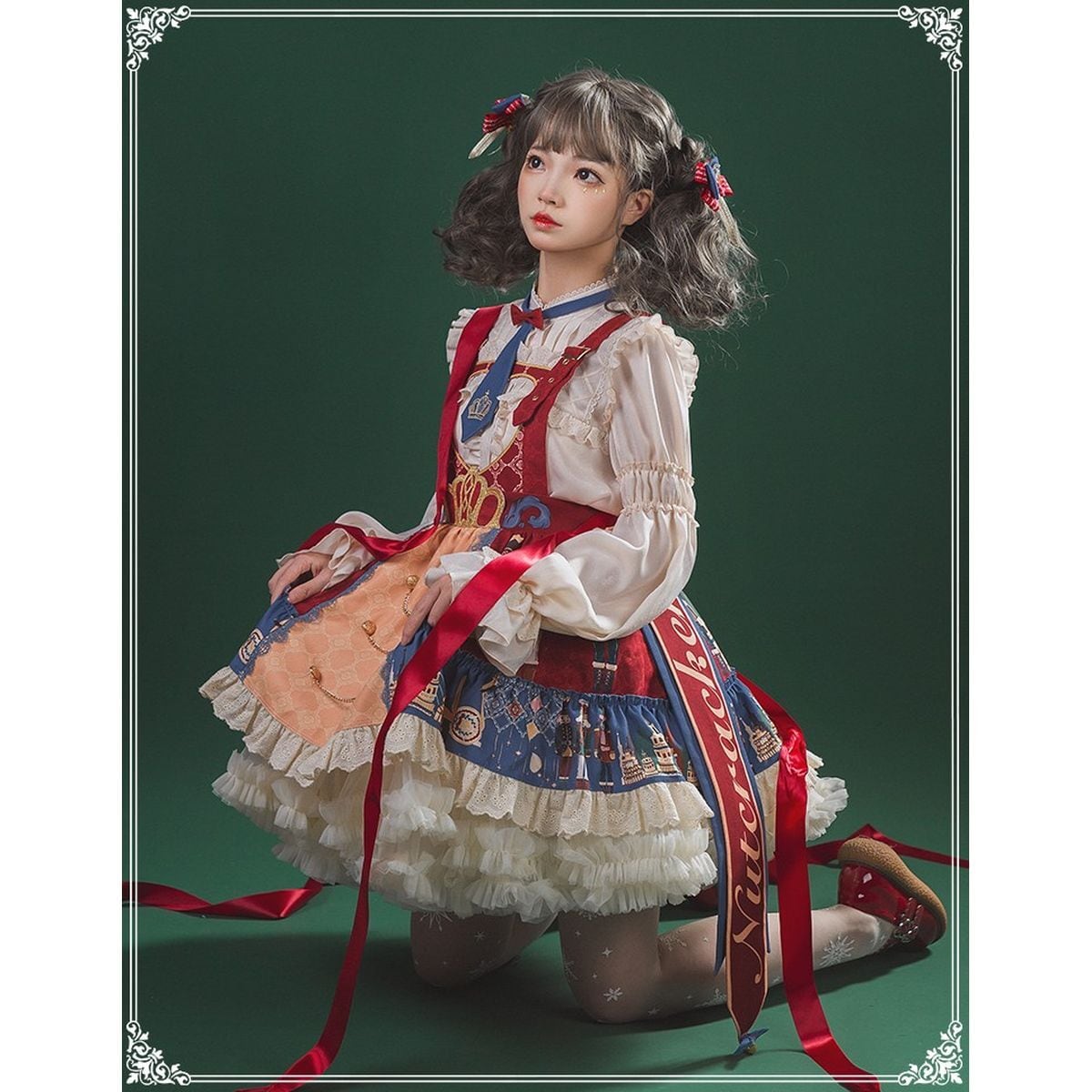 クリスマスパーティージャンパースカートセットアップ | Maiden's Rêve