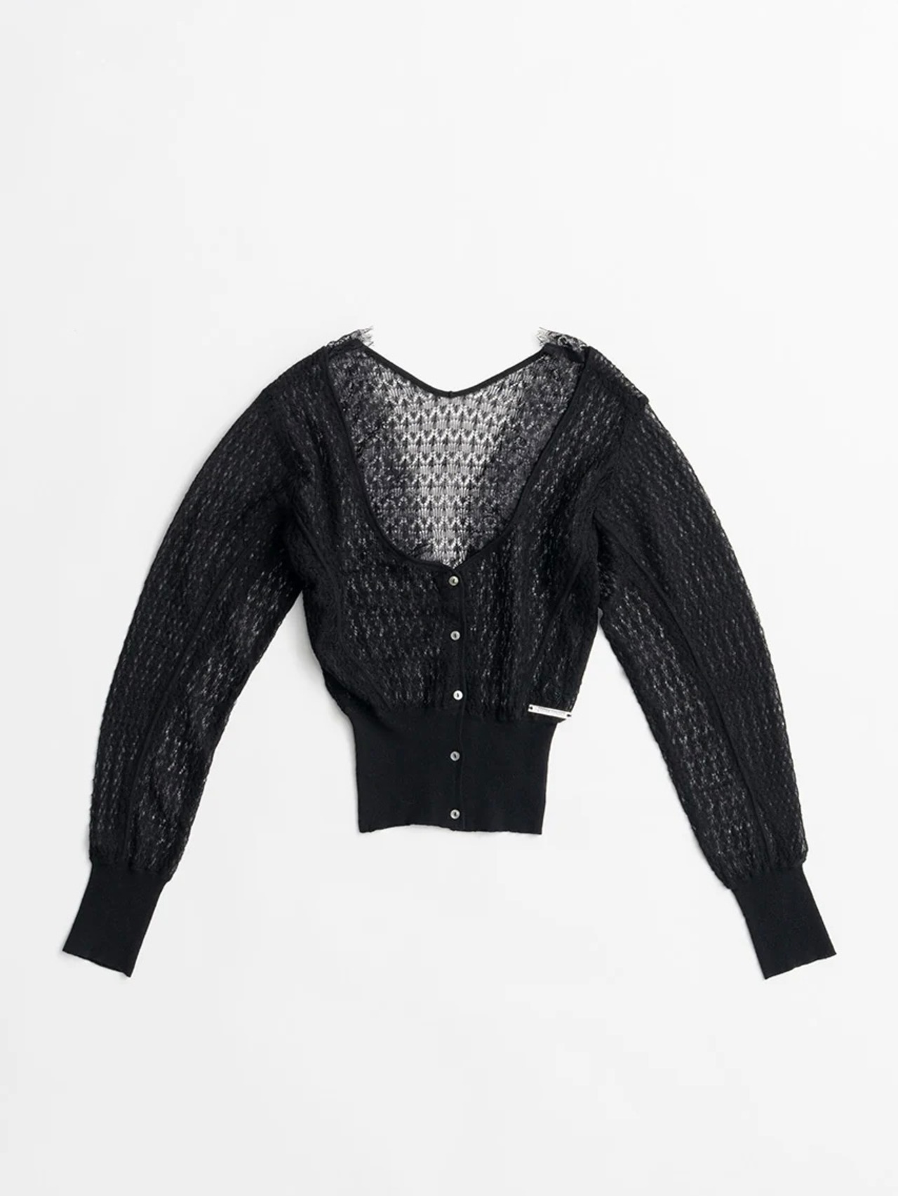 【26AW | WOMEN】PRANK PROJECT プランクプロジェクト / トップス / Deep Neck Lace Cardigan　31262365407 - 7