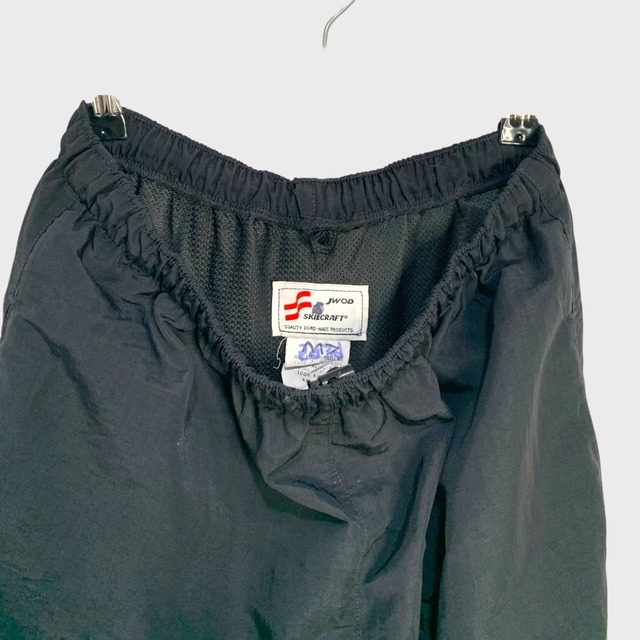 00s US ARMY IPFUトレーニングパンツ　ナイロンパンツ☆ブラック　M