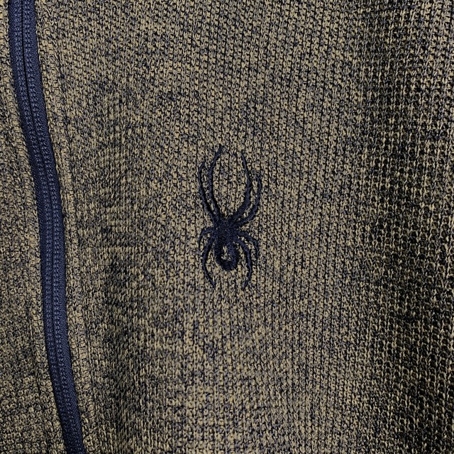 SPYDER スパイダー ハーフジップフリース テックフリース カーキ系 XL