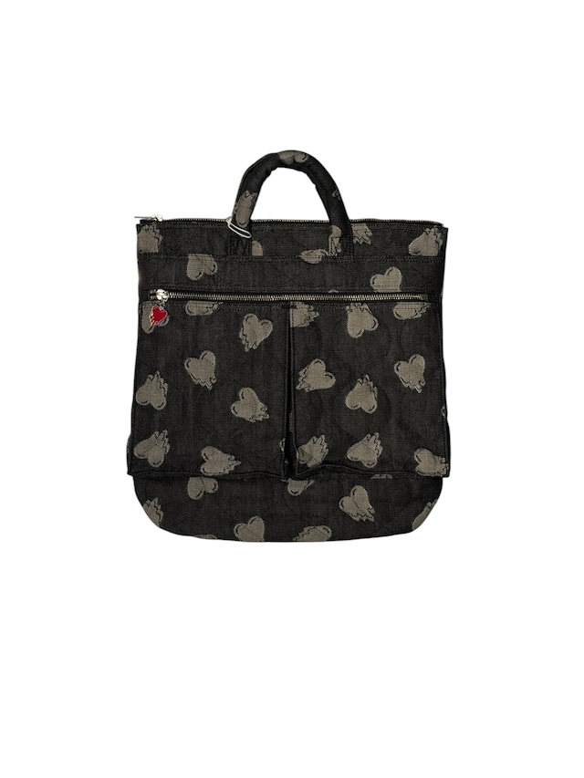 EMOTIONALLY UNAVAILABLE / EU HEART HELMET BAG (SIZE M)