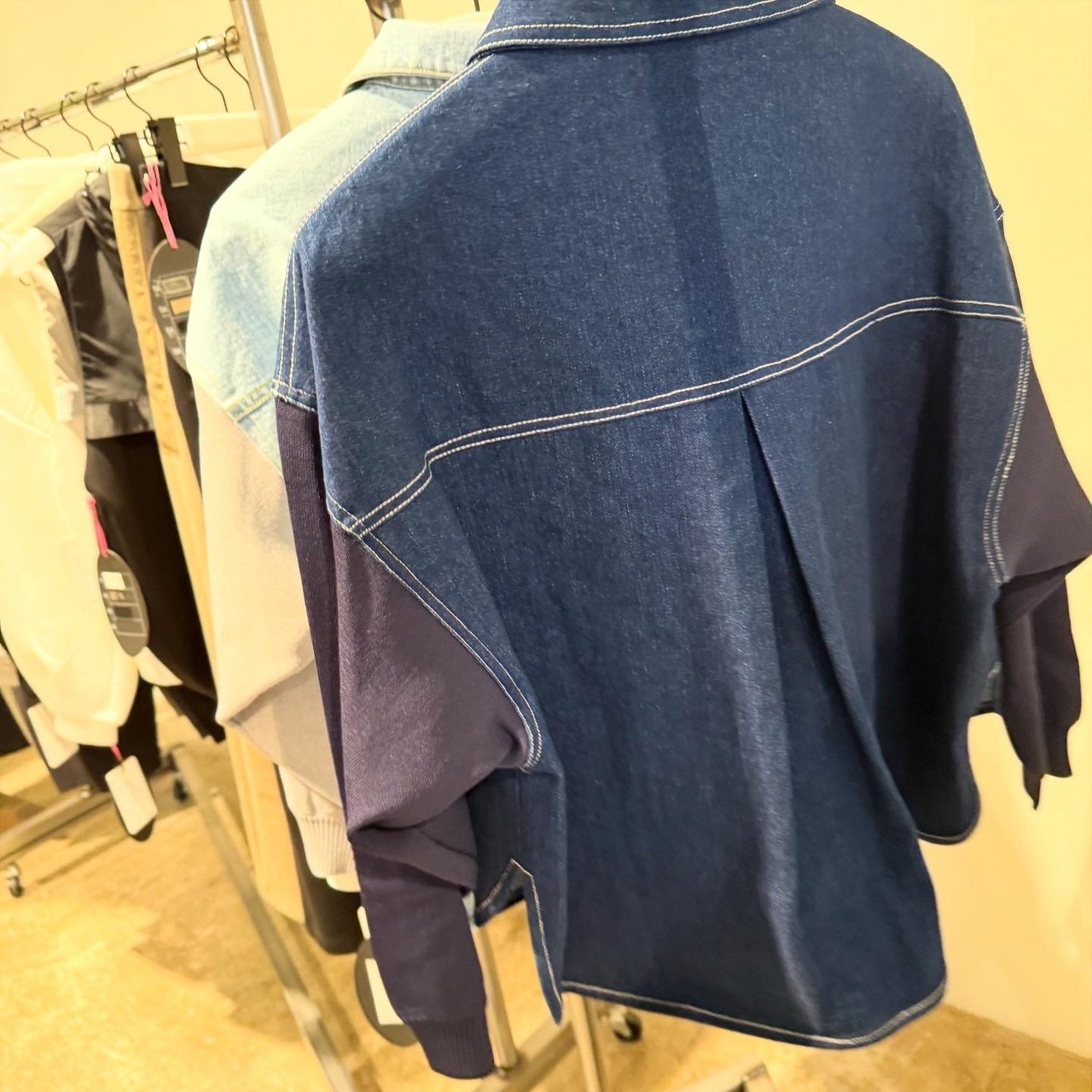 ルギバ lugiva tokyo  袖ニットデニムジャケット　　