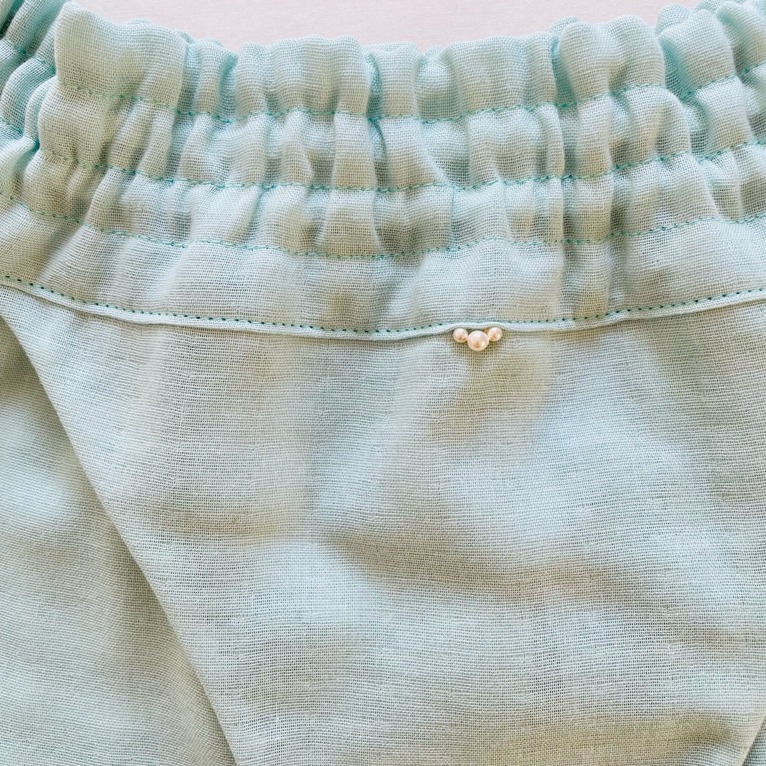 なかぽぽフンティ無地「アンティークミント」