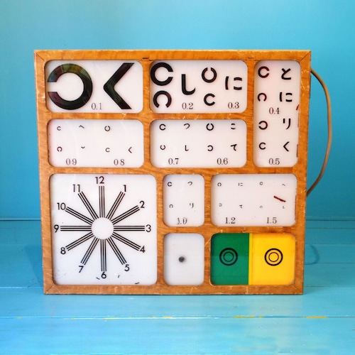 Vintage wooden retro optometer