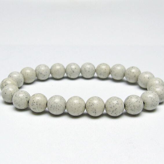 北投石 ブレスレット 9mm 一点物 メール便可 111-50256