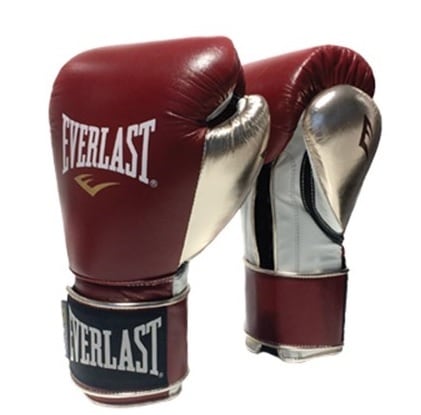 グレー,レッド Everlast PowerLock Pro トレーニンググローブグレー
