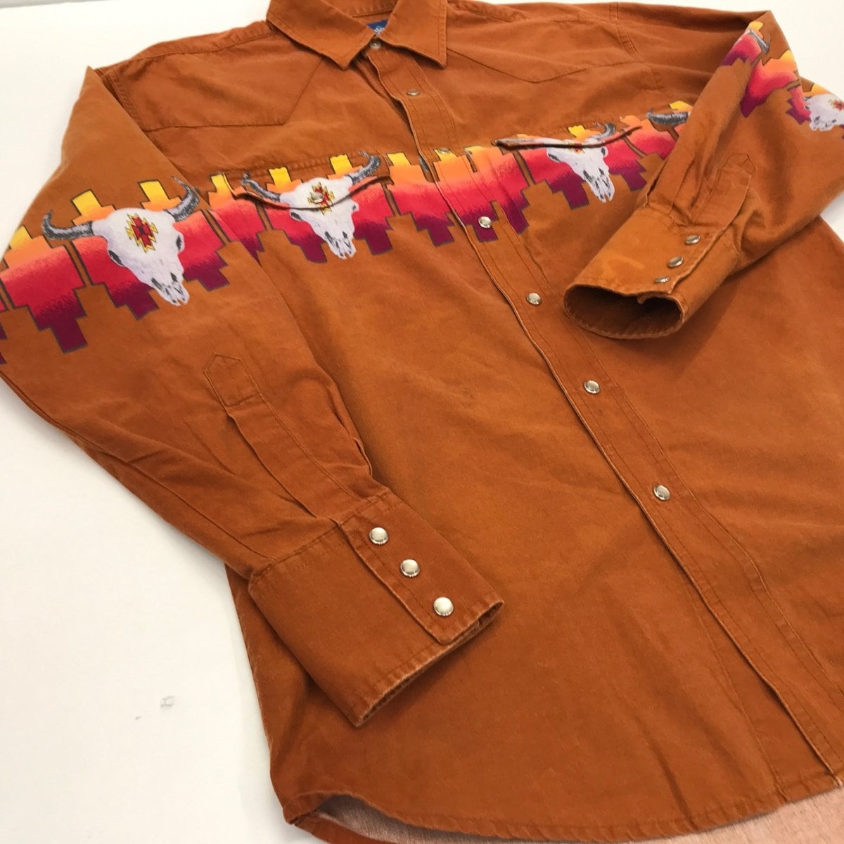 WRANGLER ラングラー 80〜90年代 長袖 コットンウエスタンシャツ WRANGLER ラングラー 80〜90年代 長袖 コットンウエスタンシャツ