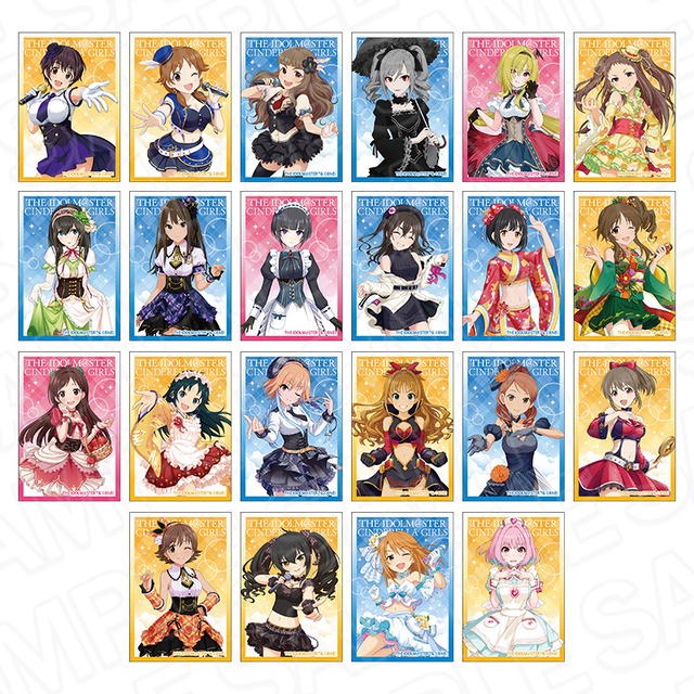 アイドルマスター シンデレラガールズ スクエアカンバッジ(ブラインド) vol.2 BOX 全22種
