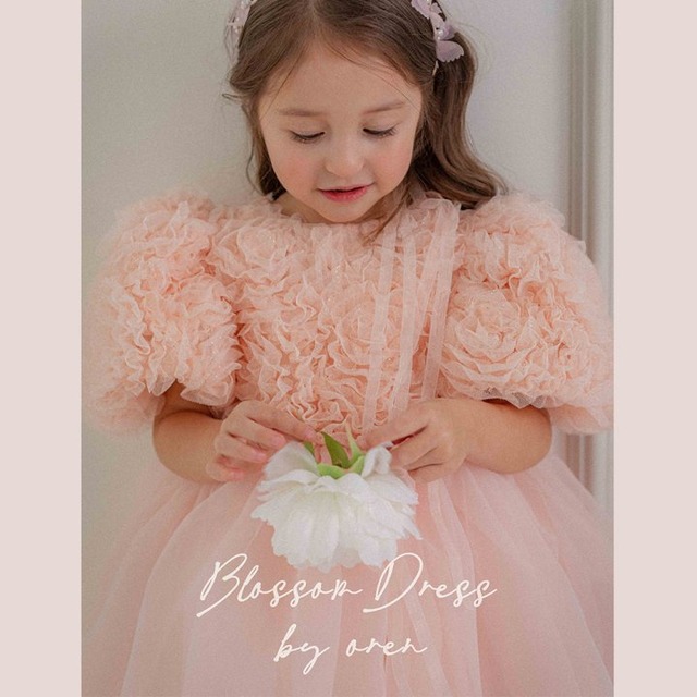 【取寄】oren｜blossom rose dress｜ブロッサムローズワンピース｜S-XL｜kids｜26 spring