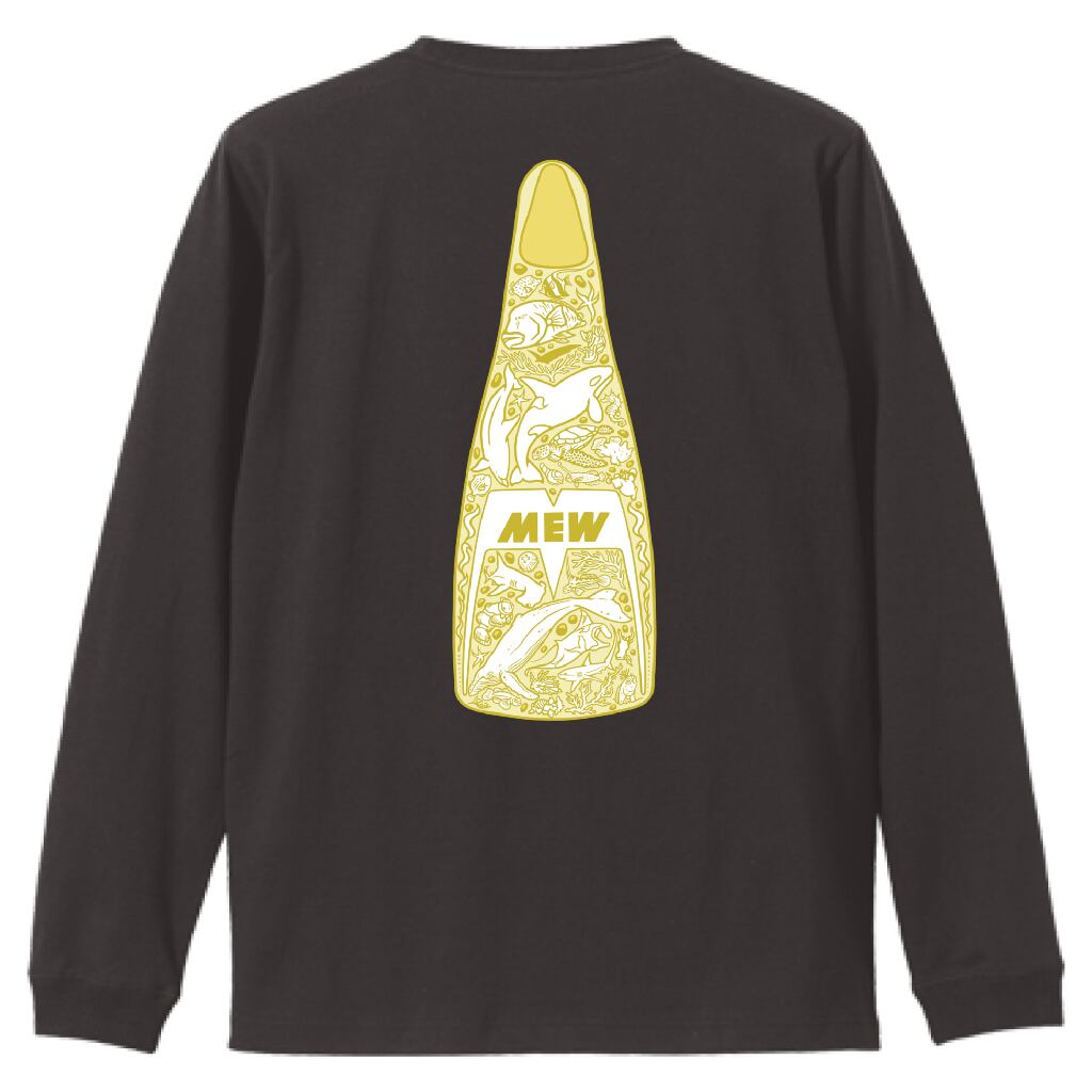 【OnlineStore限定】Fin Artist YURIE × GULL コラボ ロンT “ムーンイエロー”