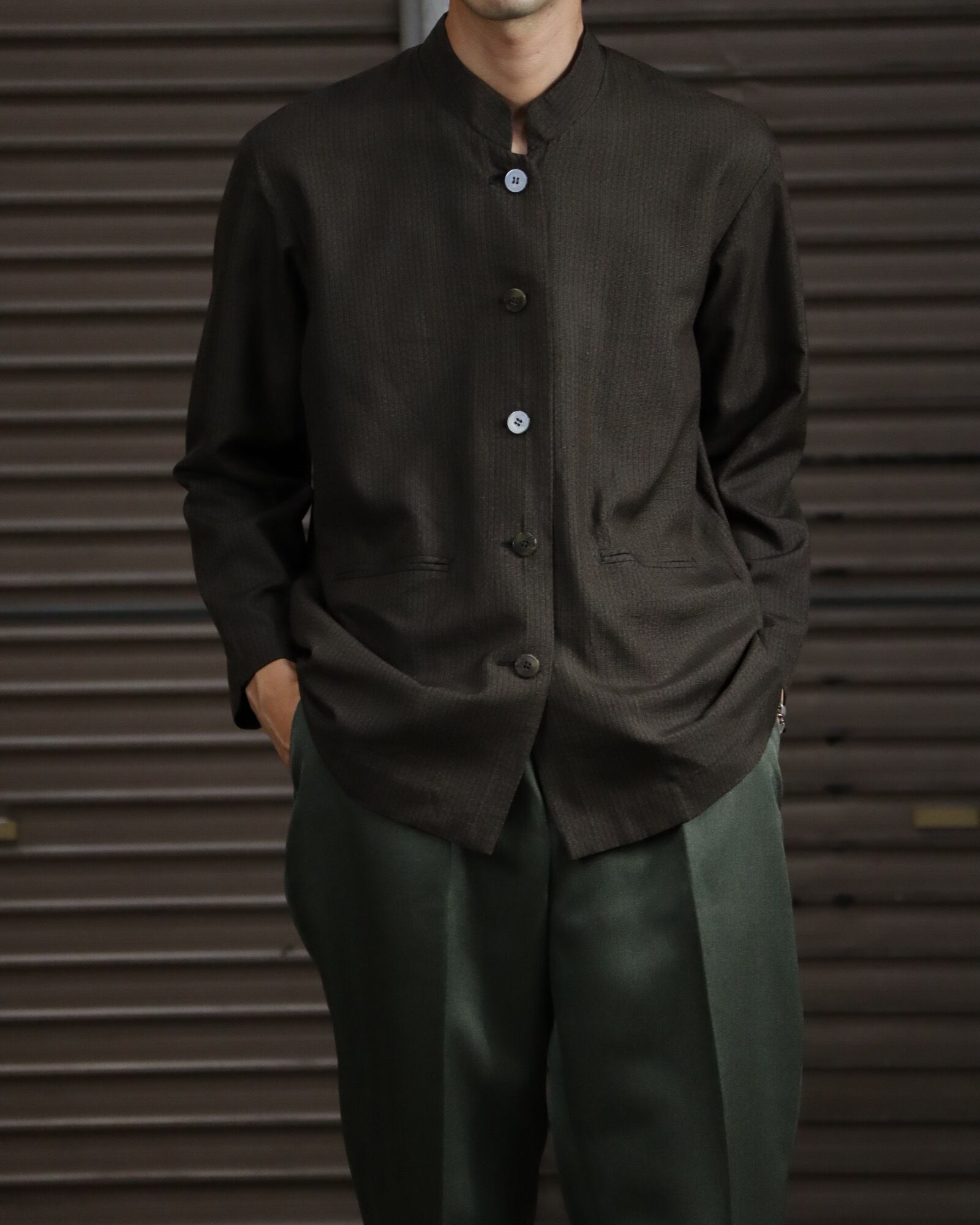 MAATEE&SONS KHAKI別注 折って折ってシャツジャケット ドゥルン MAATEE&SONS KHAKI別注 折って折ってシャツジャケット ドゥルン - メルカリ