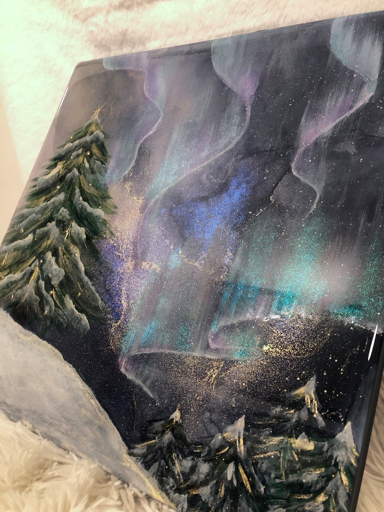 【アートパネル】オーロラナイト