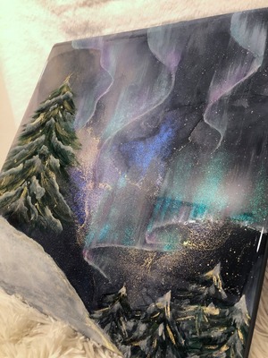 【アートパネル】オーロラナイト