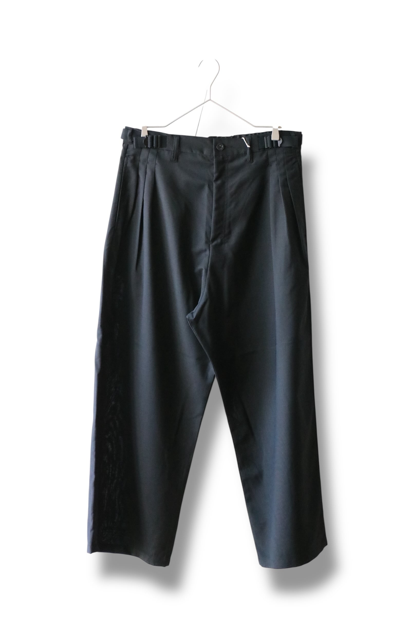 Ancellm -BELTED WOOL SLACKS- / ANC-PT108 / アンセルム ベルテッド