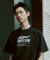 レーシングフレーム Tシャツ-BLACK/Racing Flame T-Shirt_Black