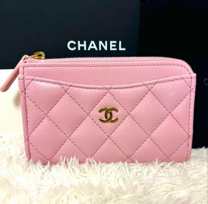 CHANEL シャネル フラグメントケース ベビーピンク カードケース 
