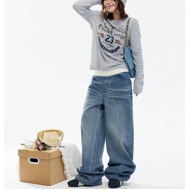 sheer graphic long-sleeve tee　シアーグラフィックロングティー　J2101