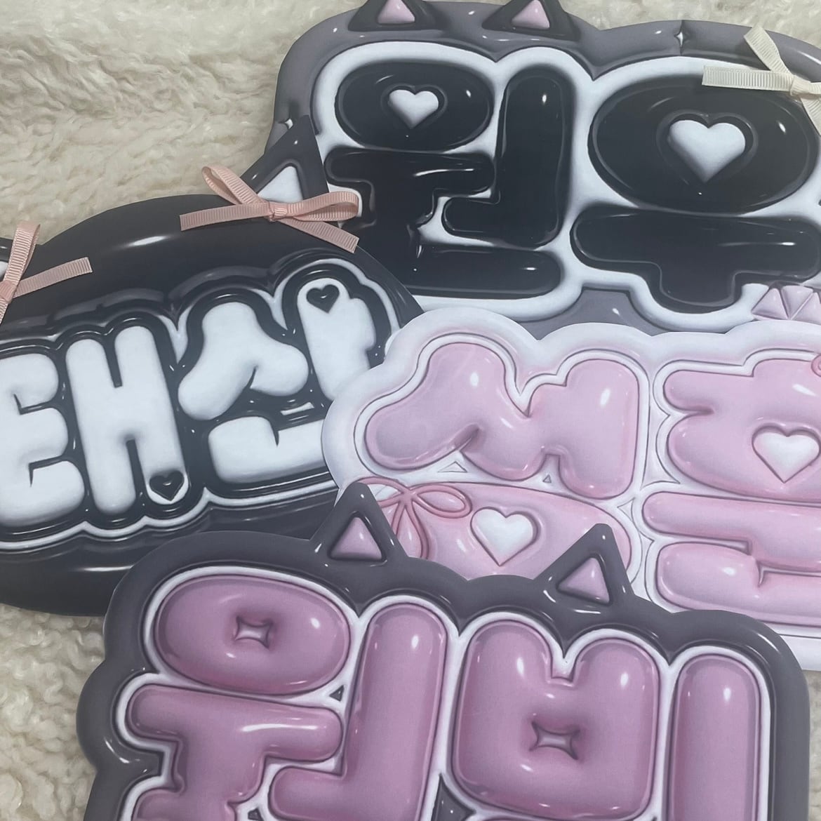 ネームボード（3枚） aespa エスパ ウィンター a4 Photo ネームボード