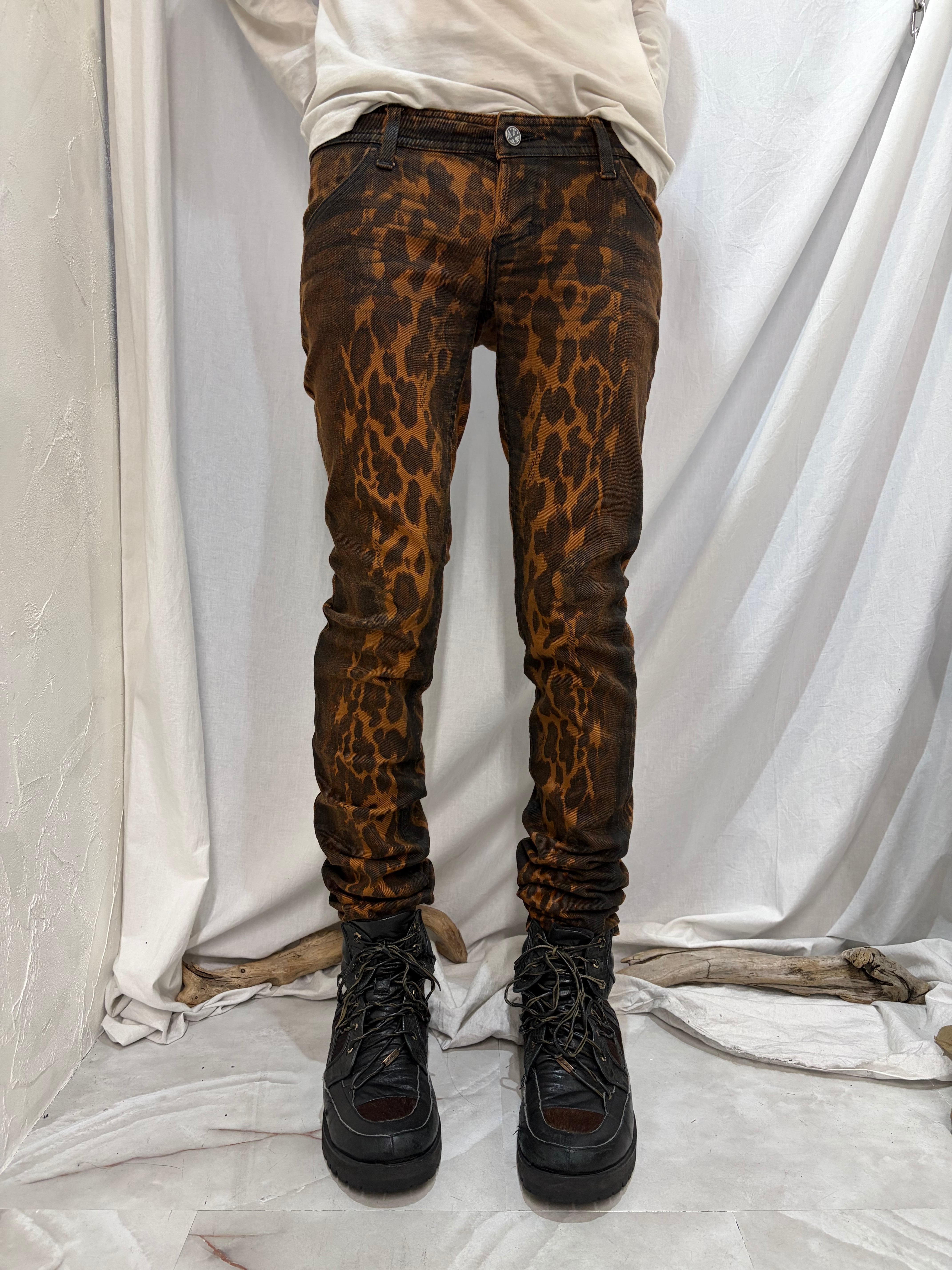 靴 archive Roen Leopard High Top Sneakers archive Roen Leopard High Top Sneakers