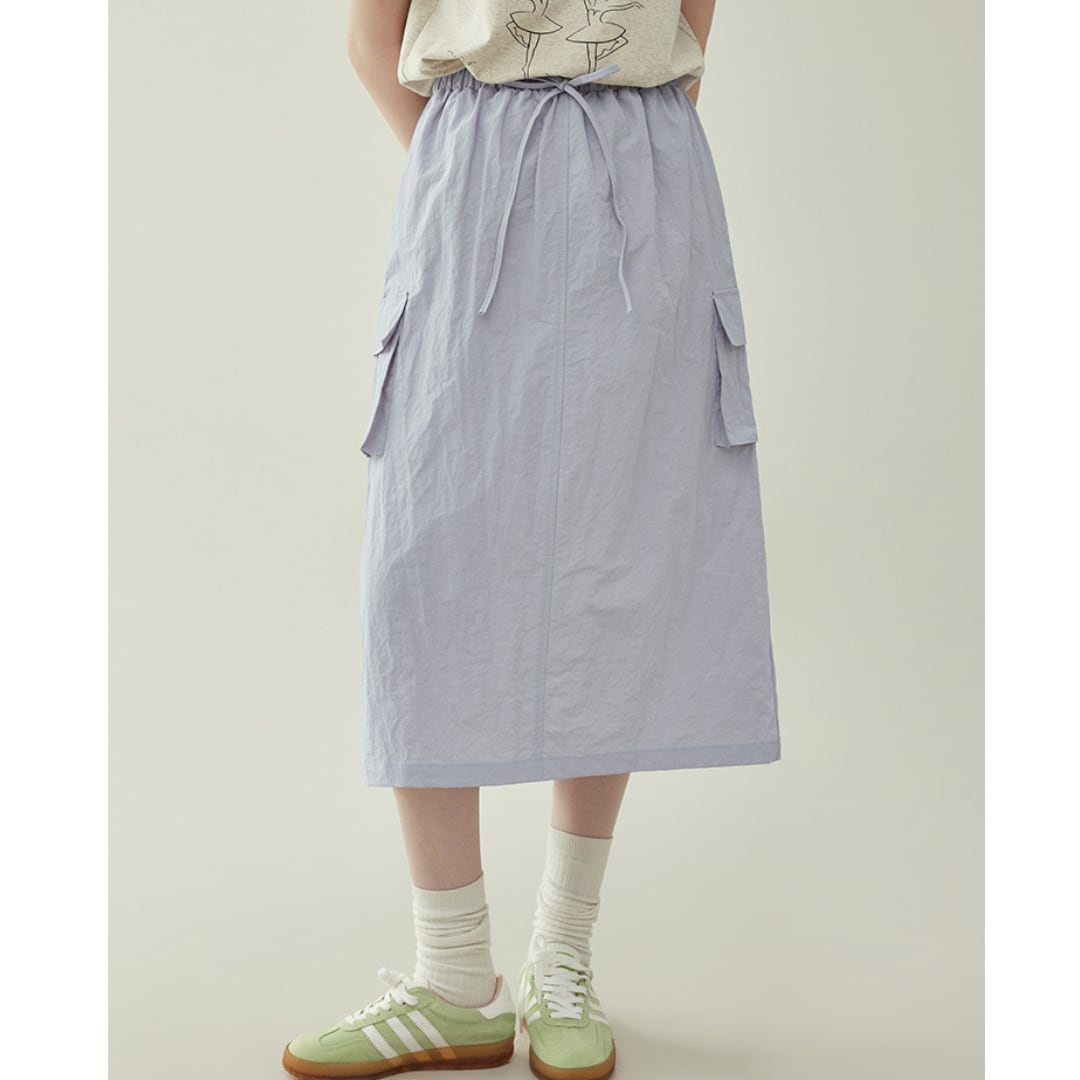 high waist workwear a line skirt