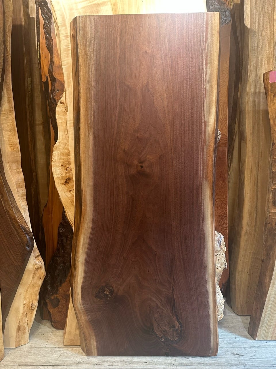 ウォールナット_1600×700×_浅草本店_テーブル天板/一枚板 261074-4