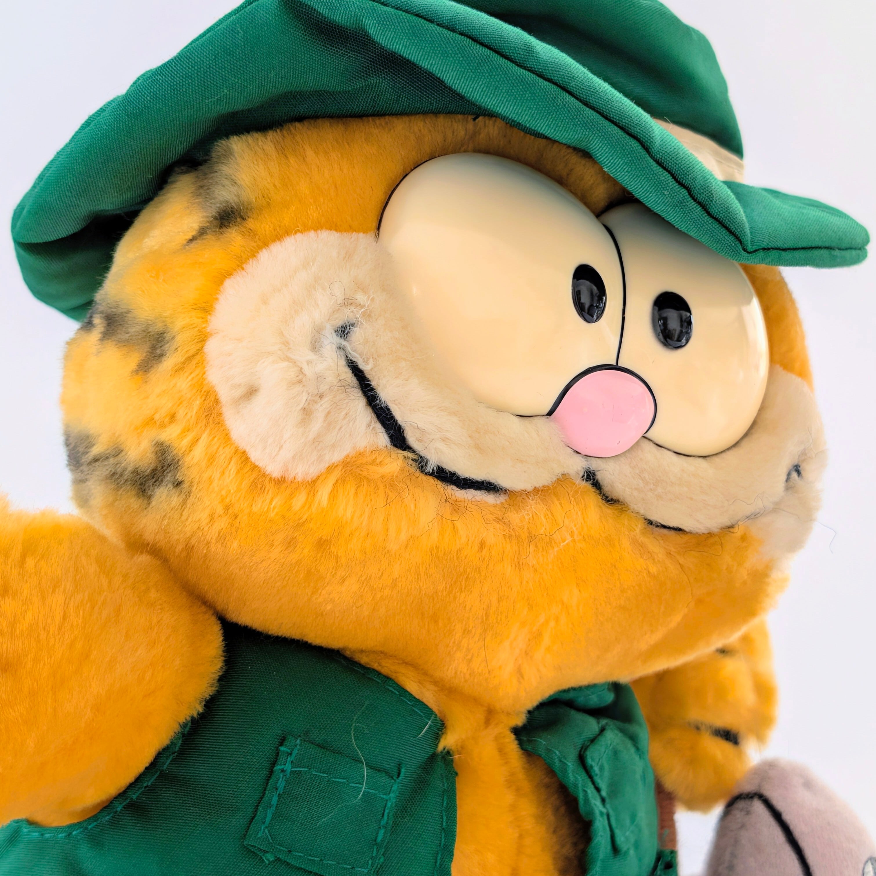 ☆ VINTAGE 1980年代初期 ☆【 Garfield ( ガーフィールド ) 】『 Fishing Garfield フィッシング ガーフィールド 』釣りガーフィールド / ぬいぐるみ / プラッシュ / plush / 1980年代年製 〚アメリカン雑貨 アメトイ〛