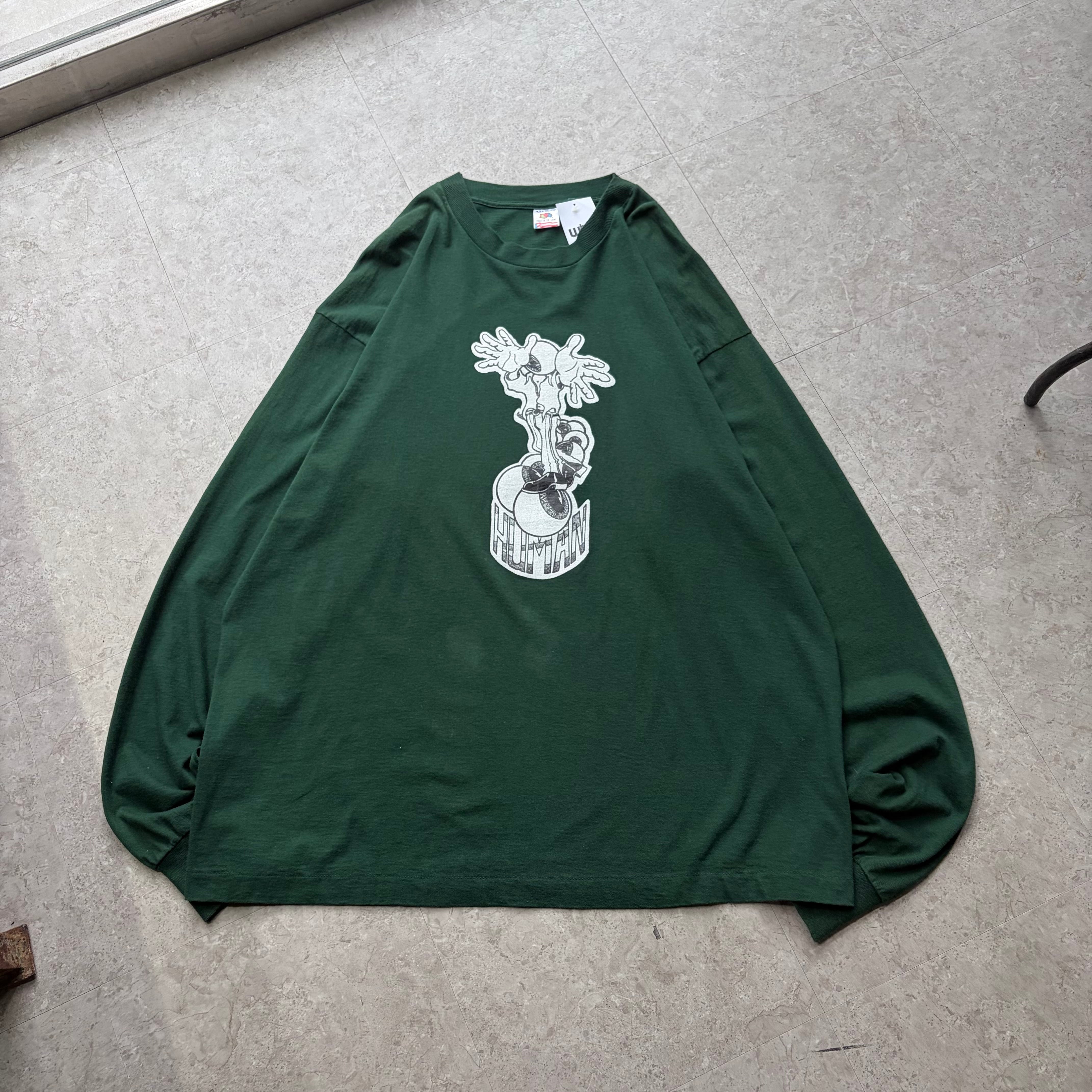 90s "HUMAN" L/S T-shirt【仙台店】