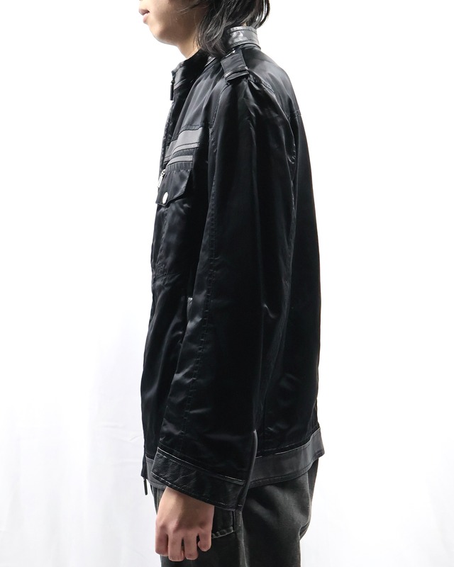 【VERSACE】Masculine Design Leather Jacket