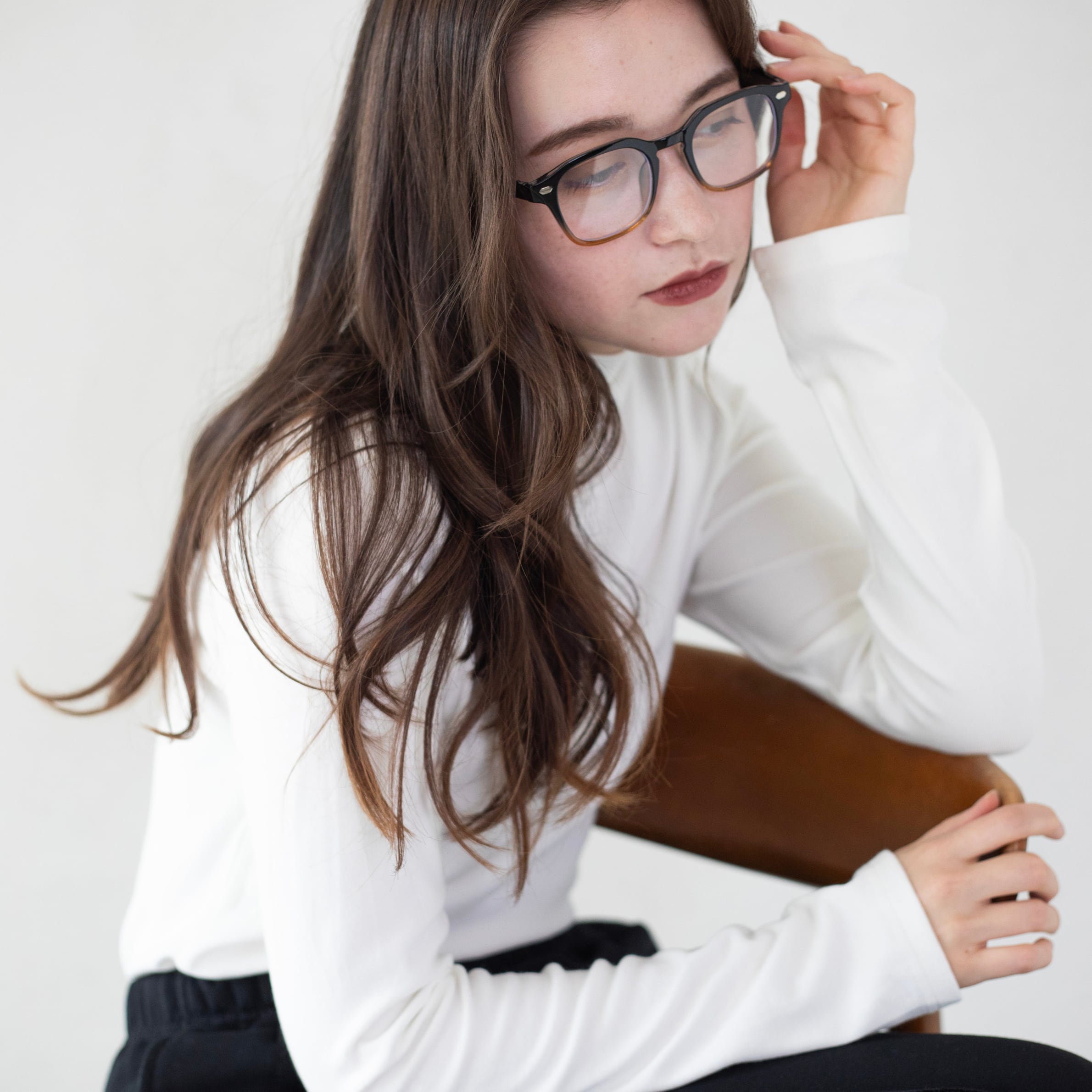 gradation color literature retro glasses