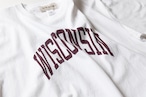 ［bibmilk］リラックスフィットTシャツ WISCONSIN レディス｜ホワイト