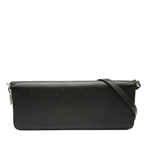 バレンシアガ LEASH CLUTCH ショルダーバッグ 658781 ブラック レザー レディース BALENCIAGA 【中古】