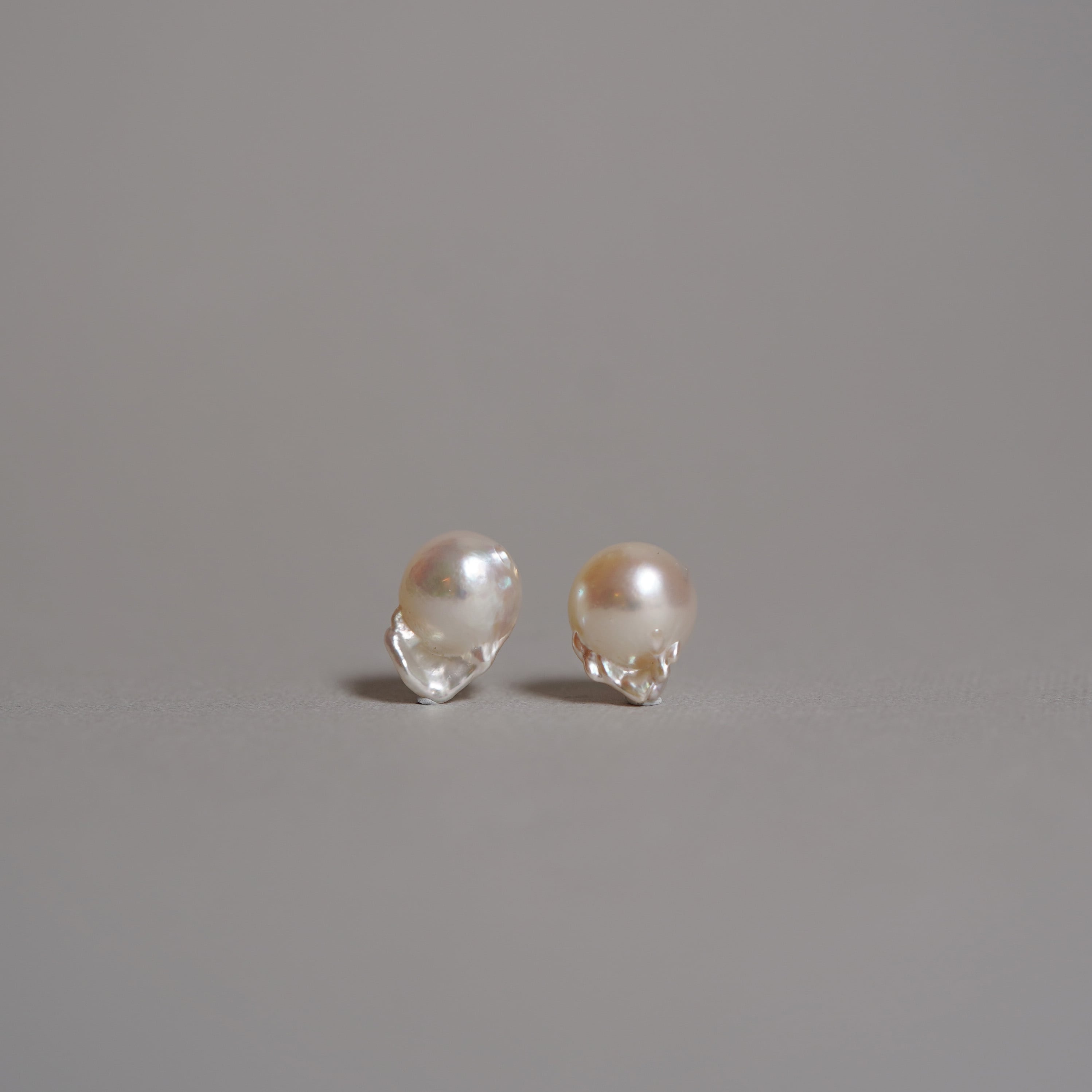 【As I Am】1点もの 14kgf あこやバロックパールピアス I