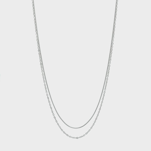 w chain necklace