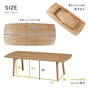 テーブル ローテーブル カフェテーブル センターテーブル リビングテーブル 木製 幅110cm