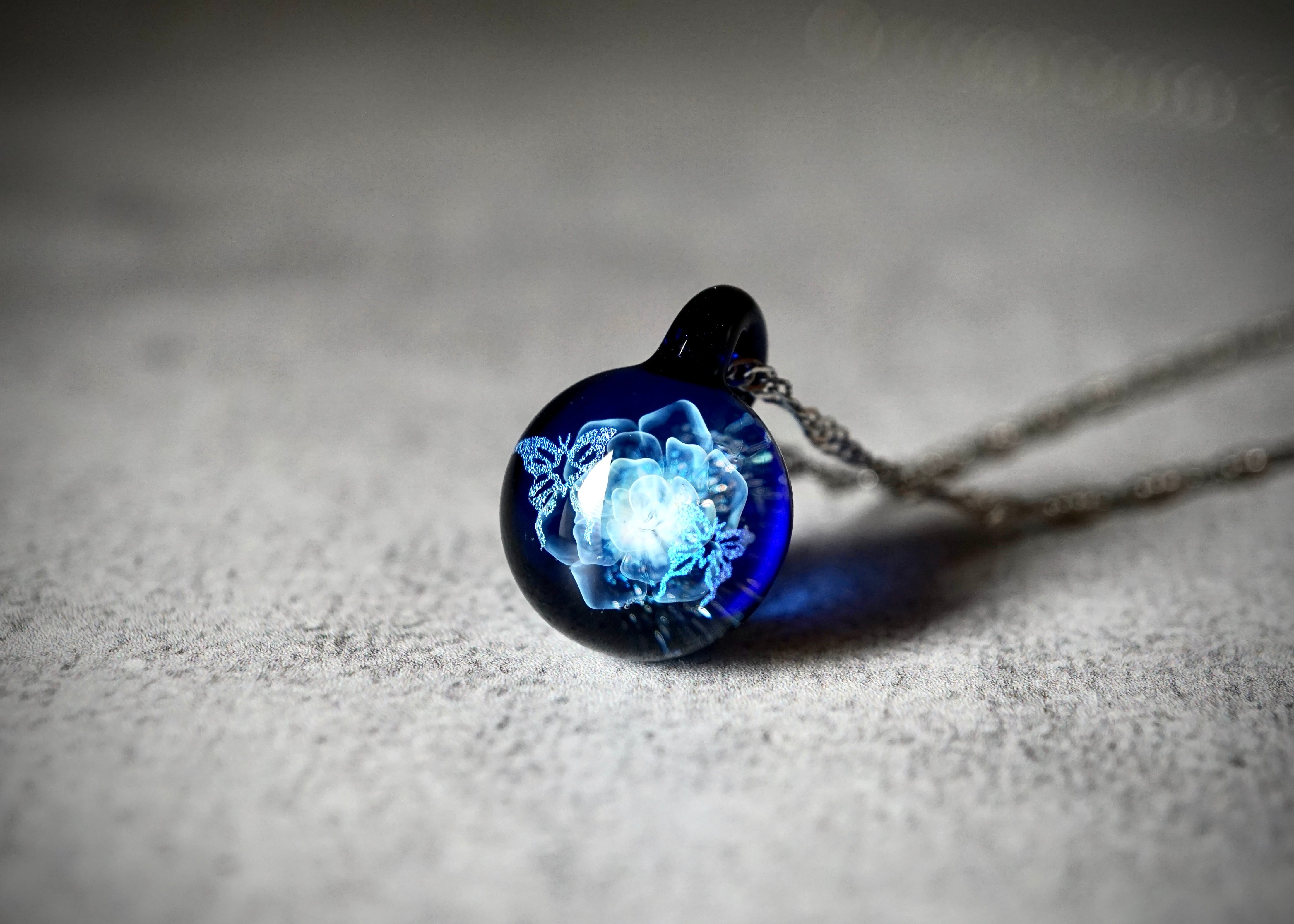 アクセサリー 【未使用品】Glass Planet 時空の華 ボロシリケイトガラス