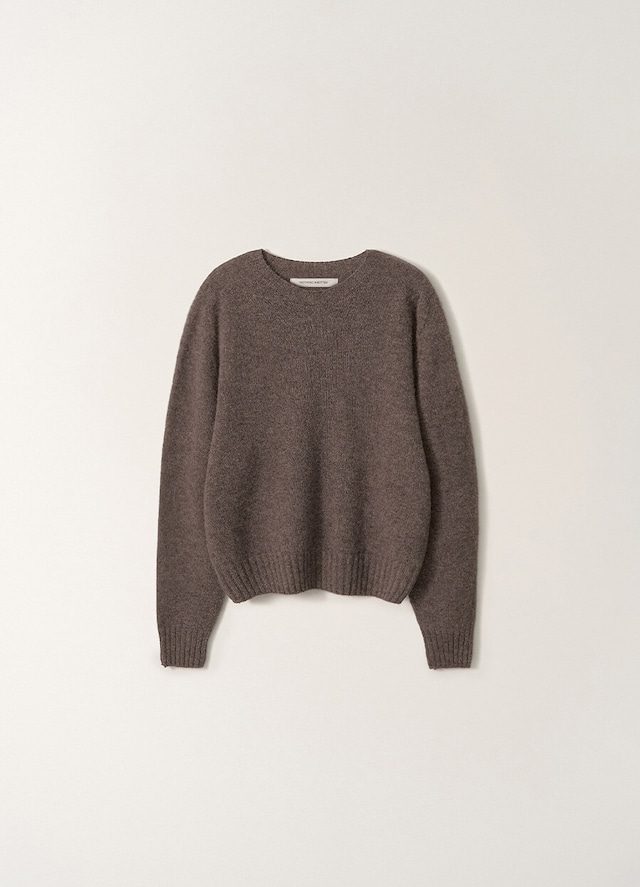 [NOTHING WRITTEN] Kiri brushed wool pullover (Ash mocha brown) 正規品 韓国ブランド 韓国通販 韓国代行 韓国ファッション ナッシングリトゥン 日本 店舗