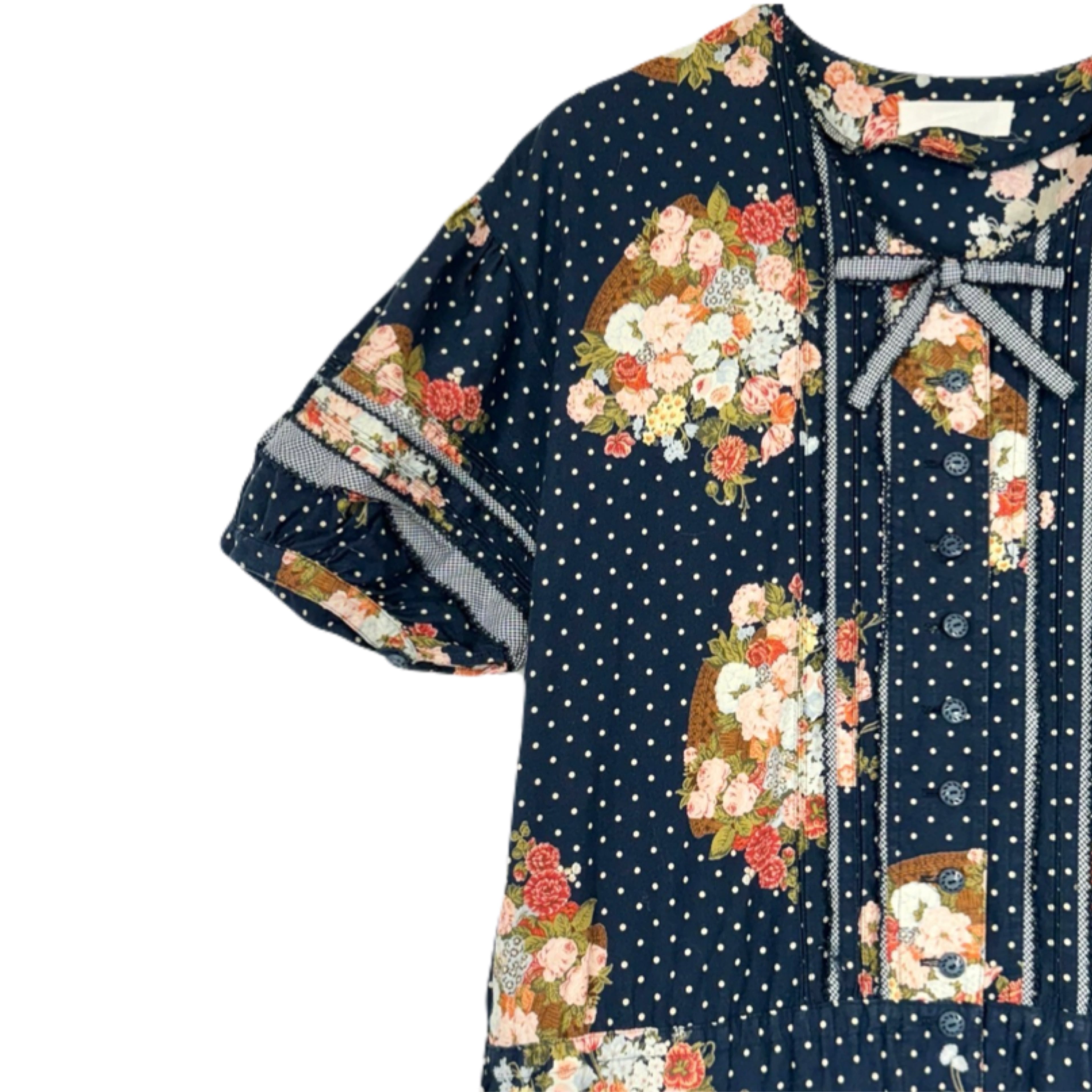 PINKHOUSE ドット花柄ワンピース | ピンクハウス古着 専門店 lachambre