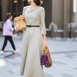 送料無料 パーティードレス フォーマル 袖ありオフショルダー 膝丈 体型カバー ネイビー グレー 結婚式 お呼ばれ 二次会 20代30代40代 送料無料 パーティードレス フォーマル 袖ありオフショルダー 膝丈 体型カバー ネイビー グレー 結婚式 お呼ばれ 二次会 20代30代40代