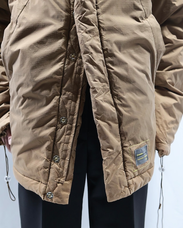【DIESEL】hooded puff jacket