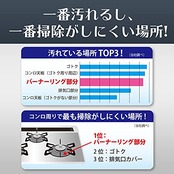 東洋アルミ バーナーリングカバー 直径約14cm 5枚入 グレー リング形状 取付簡単 コゲつき防止 コンロカバー S3129