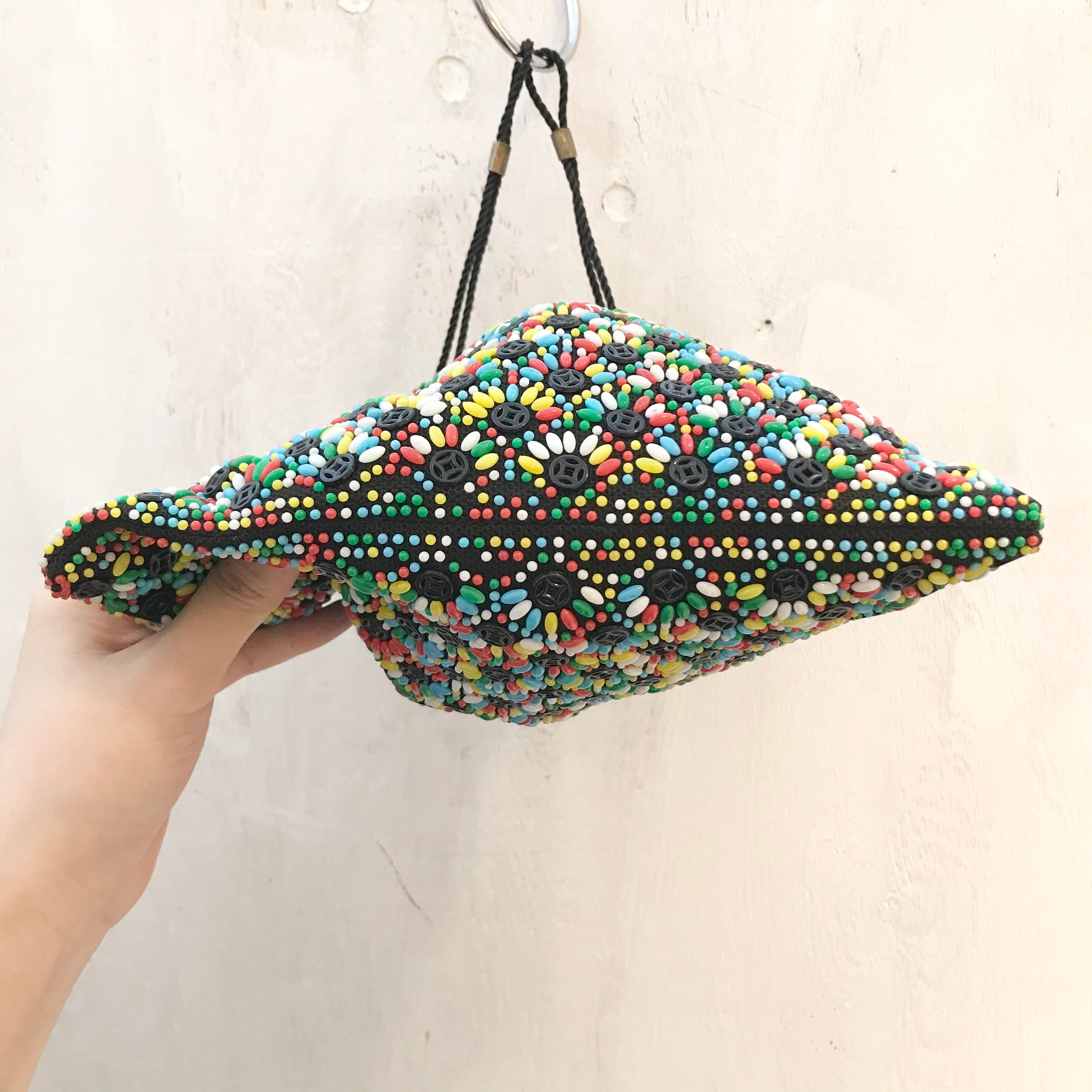 vintage/bag/beads/colorful/mini/ビンテージ/バッグ/ビーズ/カラフル