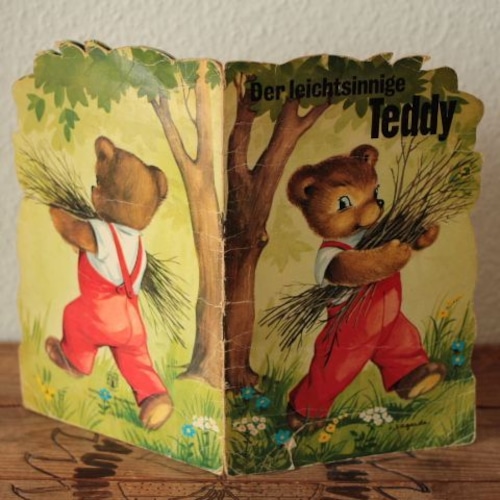 ドイツ テディベア(クマ)の絵本 Der leichtsinnige Teddy